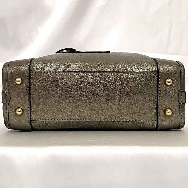 Loewe Handbag Amazona 23 Gold Anagram