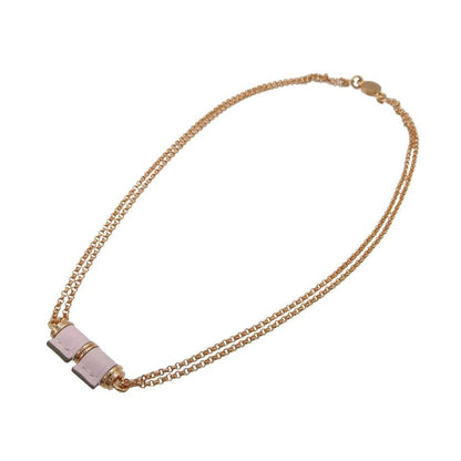 Hermes Charnière PM Necklace Vorsluft/leather Mauve Pale 1846 Hermes
