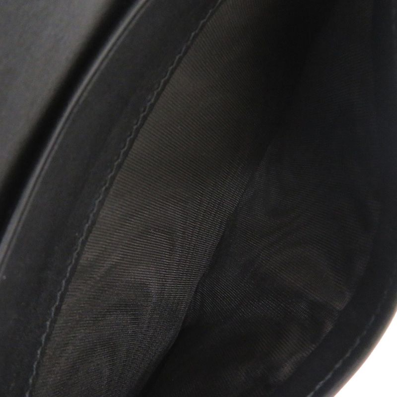 Bottega Veneta Intrecciato Leather Black Long Wallet Long Billfold Black 0926