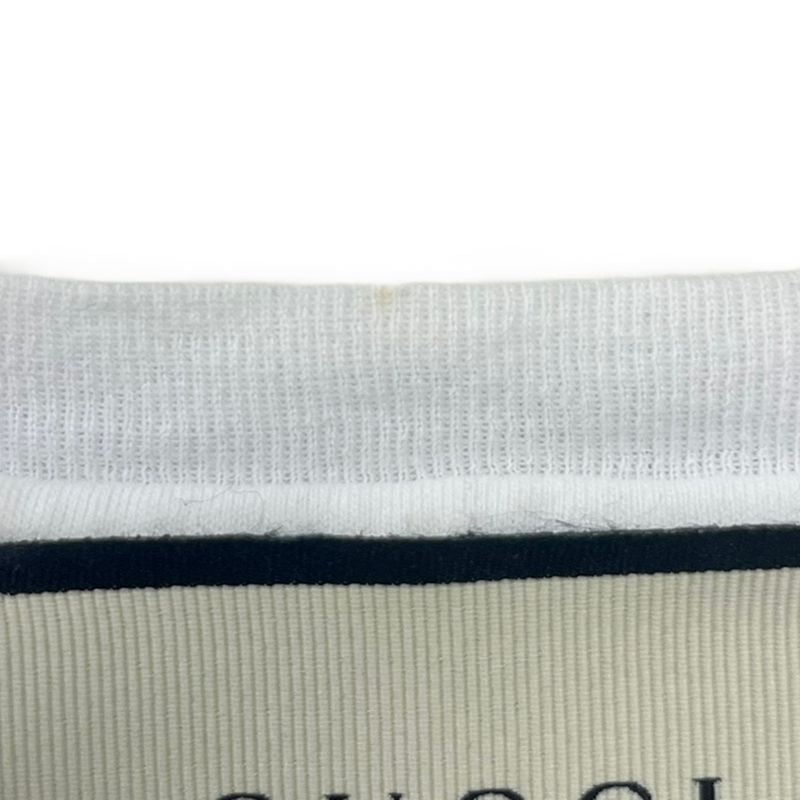 Gucci Logo Washed Oversize D T-Shirt 440103 X3f05 White XS