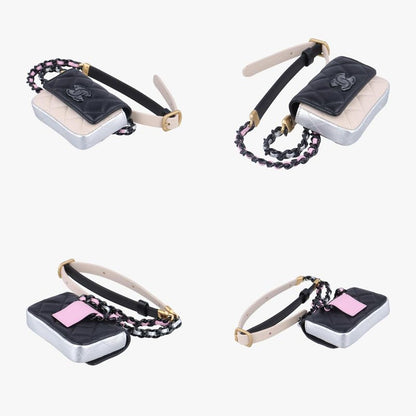 CHANEL  Bicolor Matelasse Multicolor Lambskin Ap3249 L7n77tk2