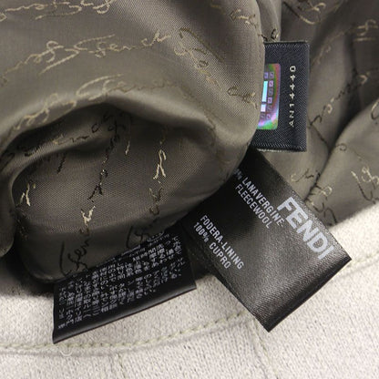 Fendi Wool Skirt 46 Gray *unused For A Reason