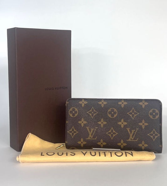 Louis Vuitton Long Wallet Monogram Portmonnais Zip M61727 04bs189