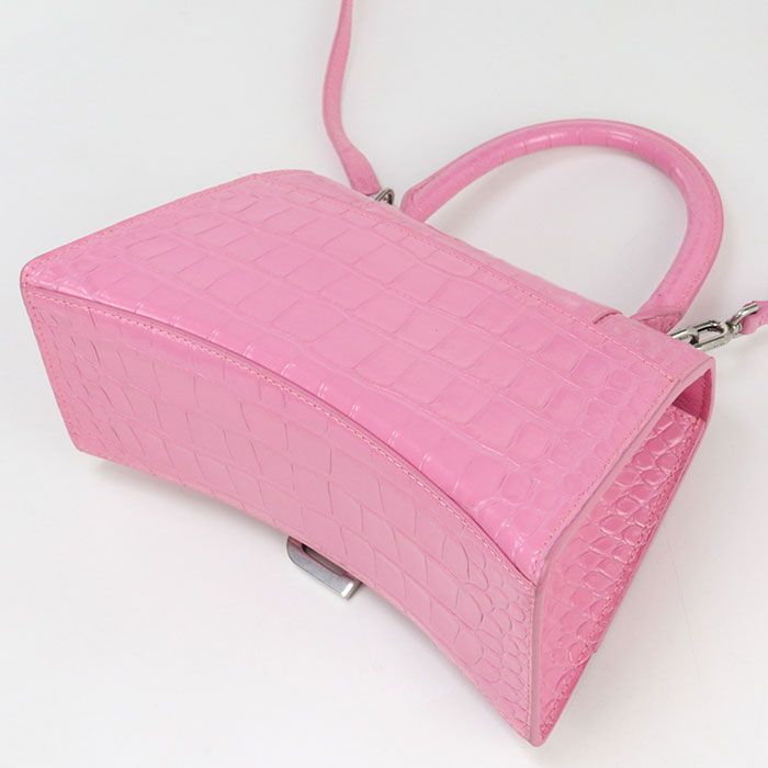 Balenciaga 2-way Handbag Hour Glass 593546 Handbag Calfskin Women