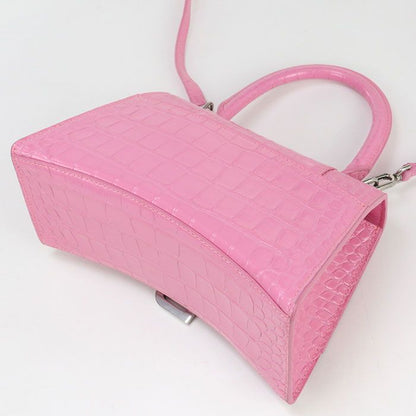 Balenciaga 2-way Handbag Hour Glass 593546 Handbag Calfskin Women