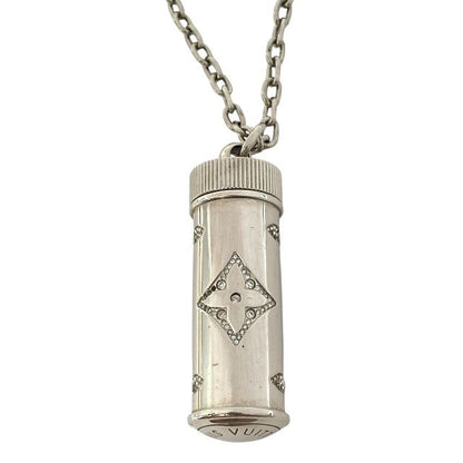Louis Vuitton M68248 Monogram Strass Pill Case Necklace Pendant Chain Logo