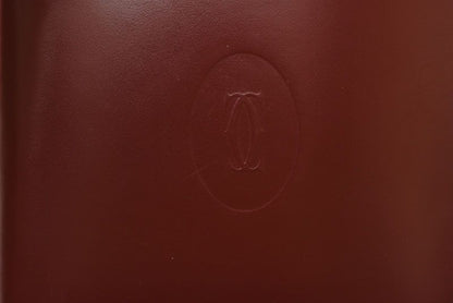 Cartier Fold Wallet Vintage Cartier Men's Wallet Must De Cartier Bordeaux