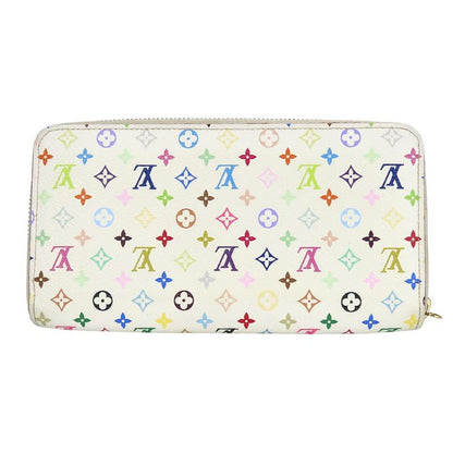 Louis Vuitton Long Wallet Zippy Wallet M60274 Monogram Multicolor Bronze White