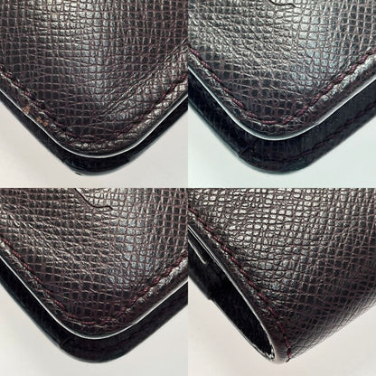 Louis Vuitton Taiga Clado M30196 Acaju Second Bag Men's Gold Hardware