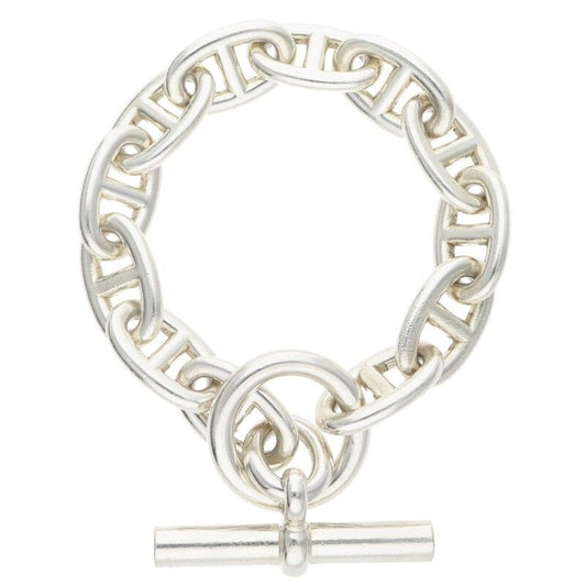 Hermes Chaine D'ancre TGM Chaine D'ancre TGM Silver Bracelet Men's 12link