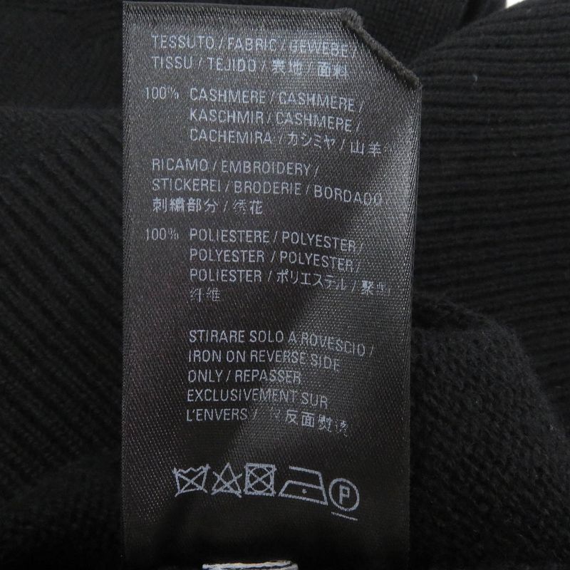 Balenciaga 2021 675352 100% Cashmere Wardrobe Unisex Sporty Logo Embroidered