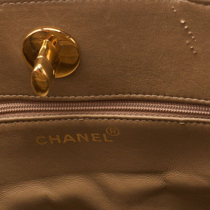 Chanel Matelasse Turnlock Decacoco Handbag In Lambskin Beige With Gold Hardware