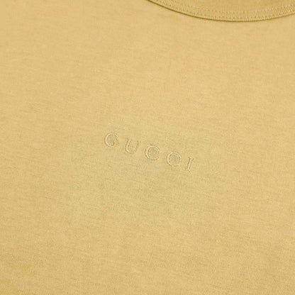 Gucci Cotton Jersey T-Shirt with Embroidery 791547 Xjgjt Camel XS