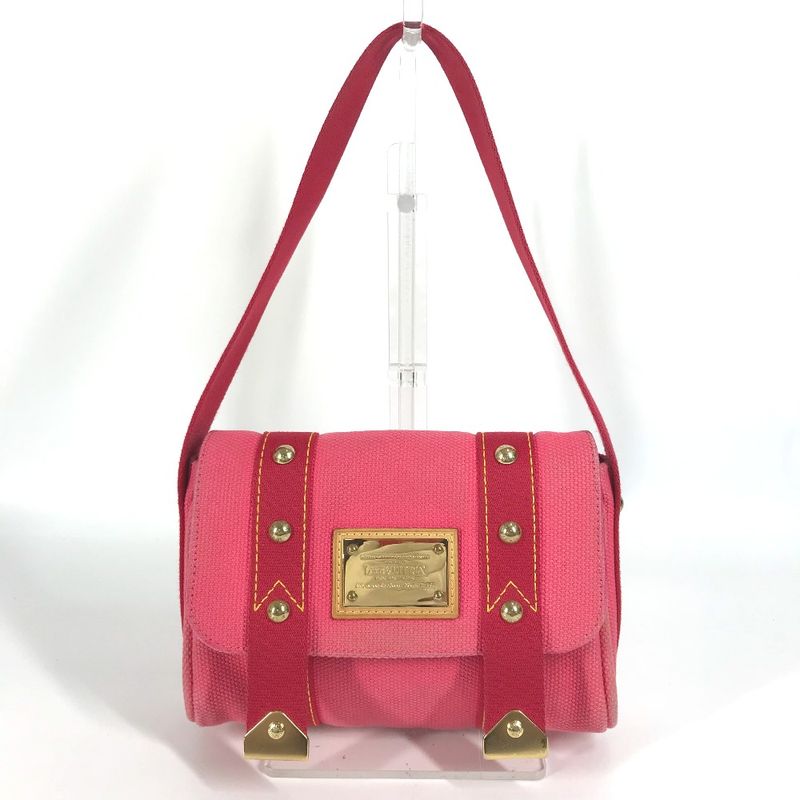 Louis Vuitton Shoulder Bag Sac Mule M40071 Canvas Pink