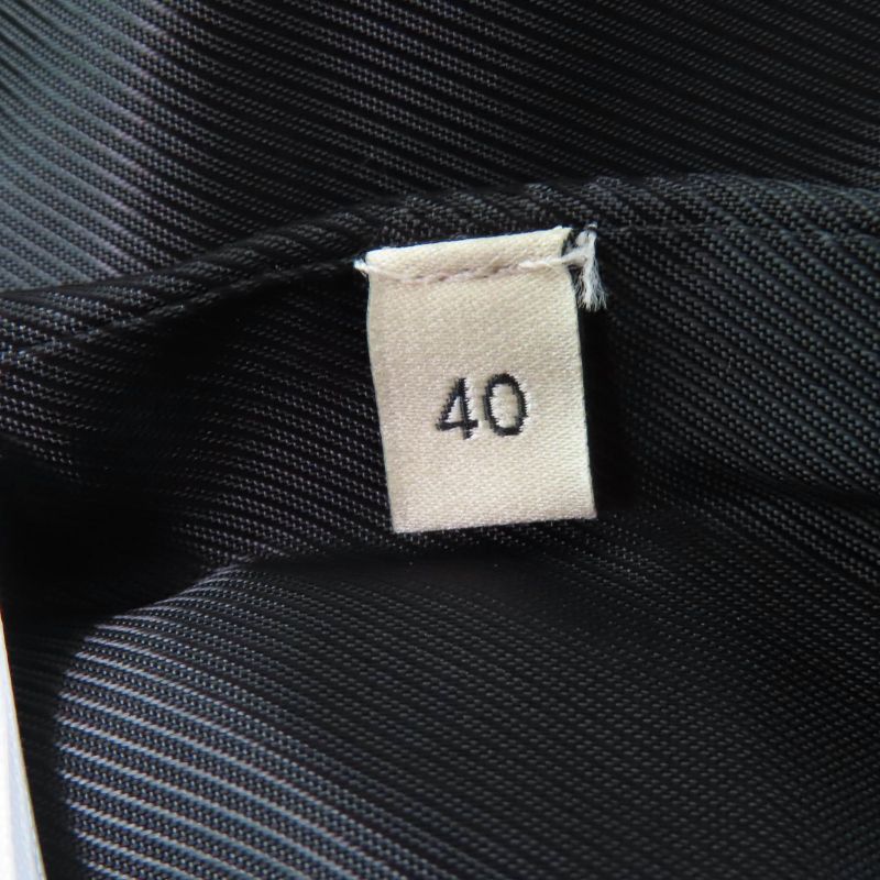 Gucci 643287 Wool Design Button Double Breasted Tweed Jacket Black 40 Made In