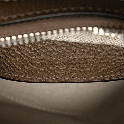 Gucci Jumbo GG Mini Duffle Handbag Shoulder Bag 2WAY 725292 Gray Leather Ladies