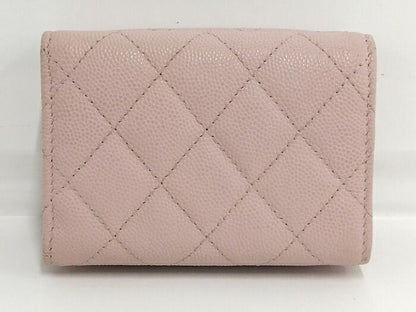 Chanel Small Wallet Ap4319 Pink Caviar