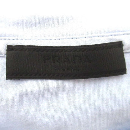 23AW Prada Chest Logo Embroidery Short Sleeve T-shirt Cut And Sewn Ujn884 Size