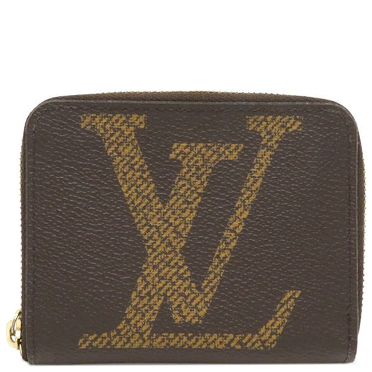 Louis Vuitton Coin Case Zippy Coin Purse Monogram Giant Canvas Monogram Gold