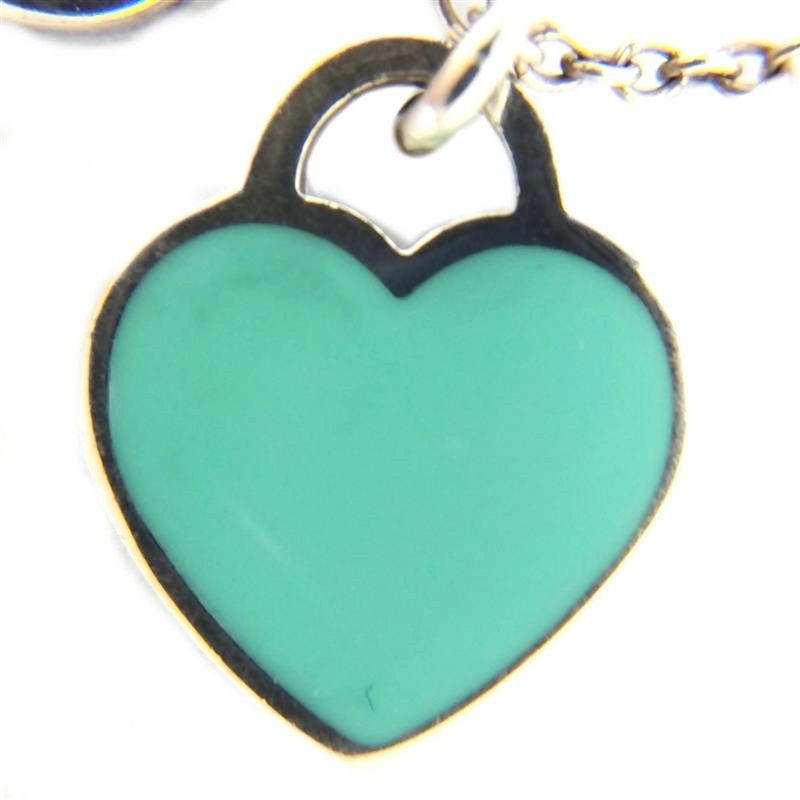 Tiffany & Co Tiffany & Co Return To Double Heart Tiffany & Co Blue Necklace