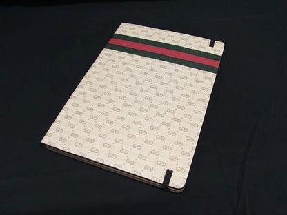 Gucci Sherry Line Micro GG Horsebit PVC Notebook Stationery Beige