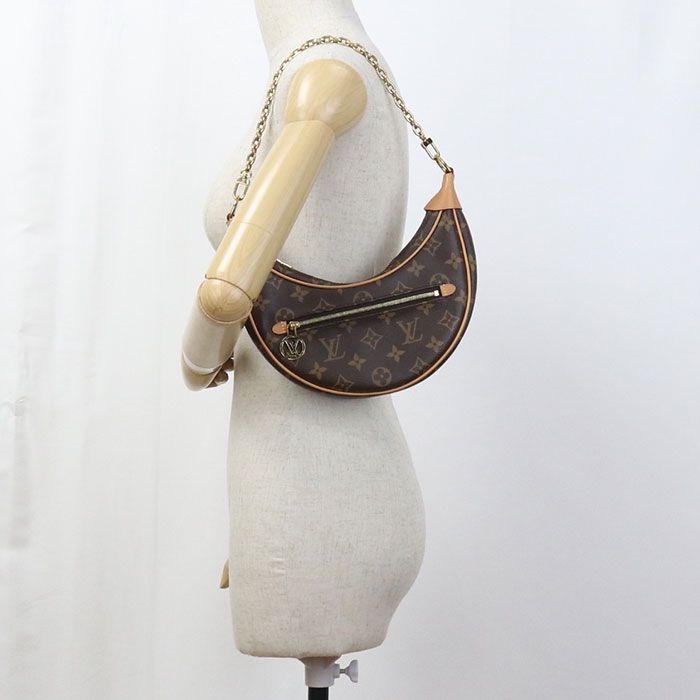 Louis Vuitton Loop Monogram M81098 Shoulder Bag Monogram Canvas Scuff Deuce