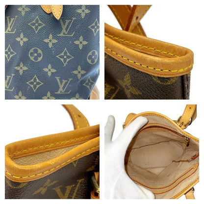Louis Vuitton M42238 Monogram PVC Petit Bucket PM Brown 386879 Shoulder