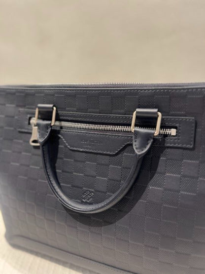 Louis Vuitton N41020 Damier Infini Avenue Briefcase Outla Navy Business Bag