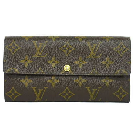 Authentic Louis Vuitton LV Old Shape Portefeuille Sarah Monogram Long Wallet