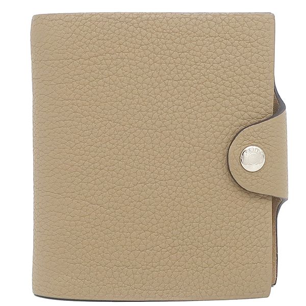 Hermes Notebook Cabas - Ulysse Mini Taurillon Clemence Beige Silver Hardware