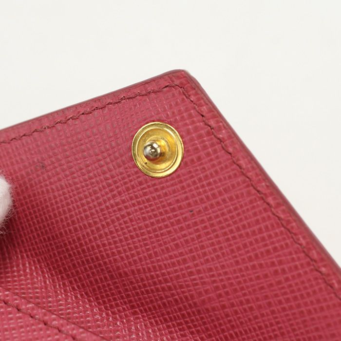 Prada Saffiano Leather Wallet 38000 Pr80365 Tri-fold Wallet Leather Saffiano