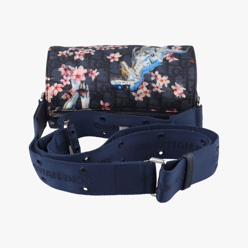 Christian Diorchristian Dior Solayama Robot Dinosaur Black And Multicolor Nylon