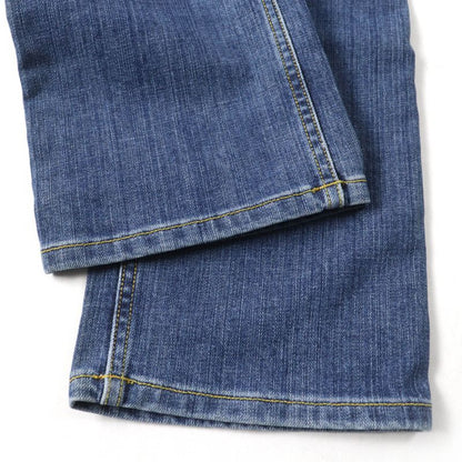 Louis Vuitton 100% Cotton Monogram Denim Pants Bottoms Indigo 38 Made In Italy