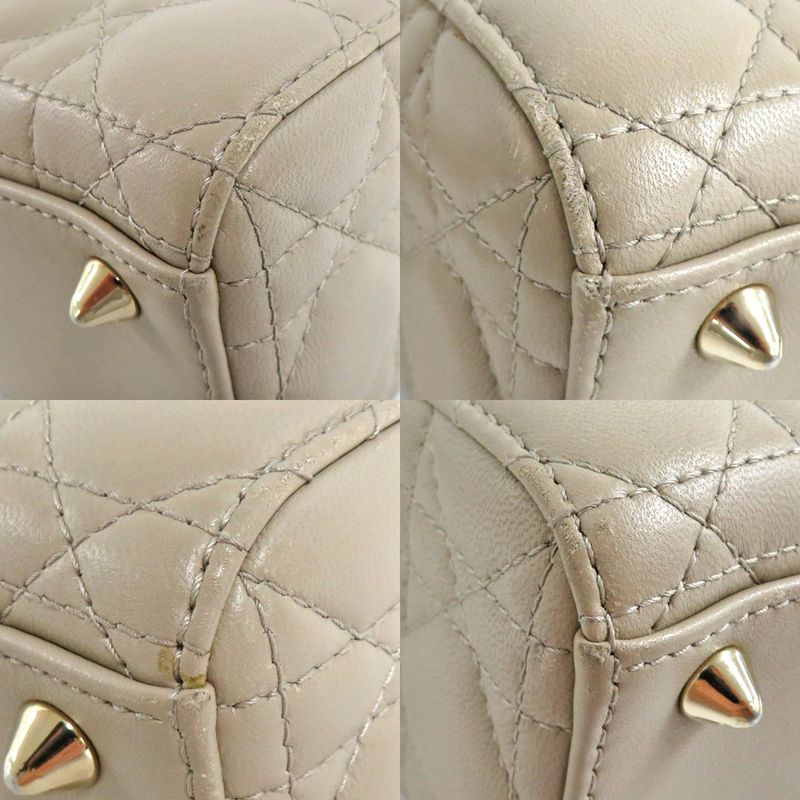 Christian Dior Lady Dior My Abcdior Bag Small M05380 Beige Lamb