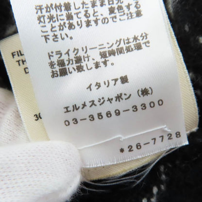 Hermes 2022 2e2506d2 Cliquetis 100% Cashmere Long Sleeve Knit Dress Black 40