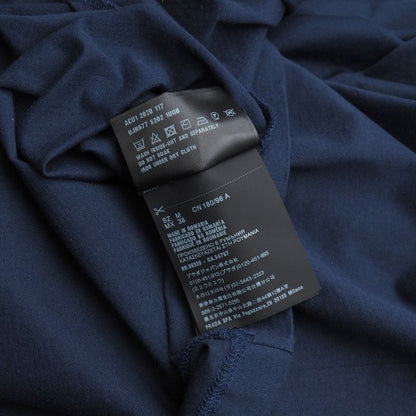 Prada Short Sleeve T-shirt Size M Triangle Patch Crew Neck Chest Pocket