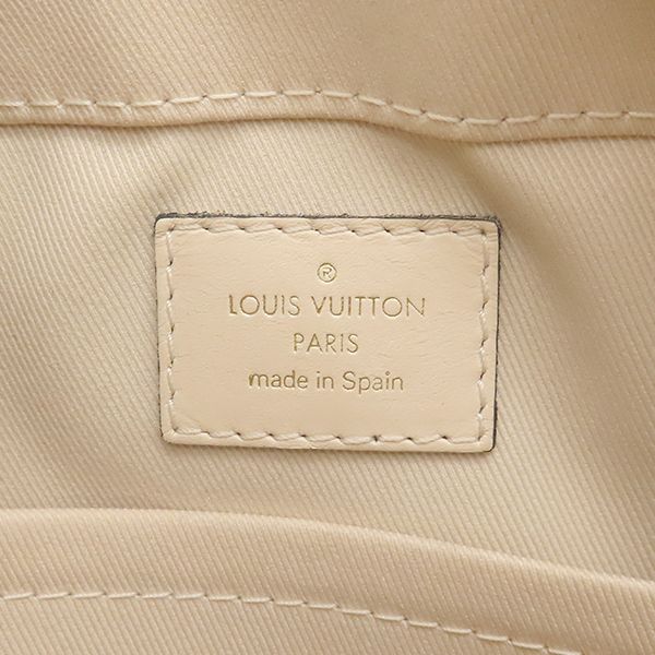 Louis Vuitton Shoulder Bag Saintonge Monogram Canvas Leather Clesme Gold