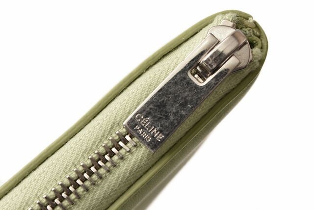 Celine Clutch Pouch Clutch Bag Ipad Case Celine Light Green Unused