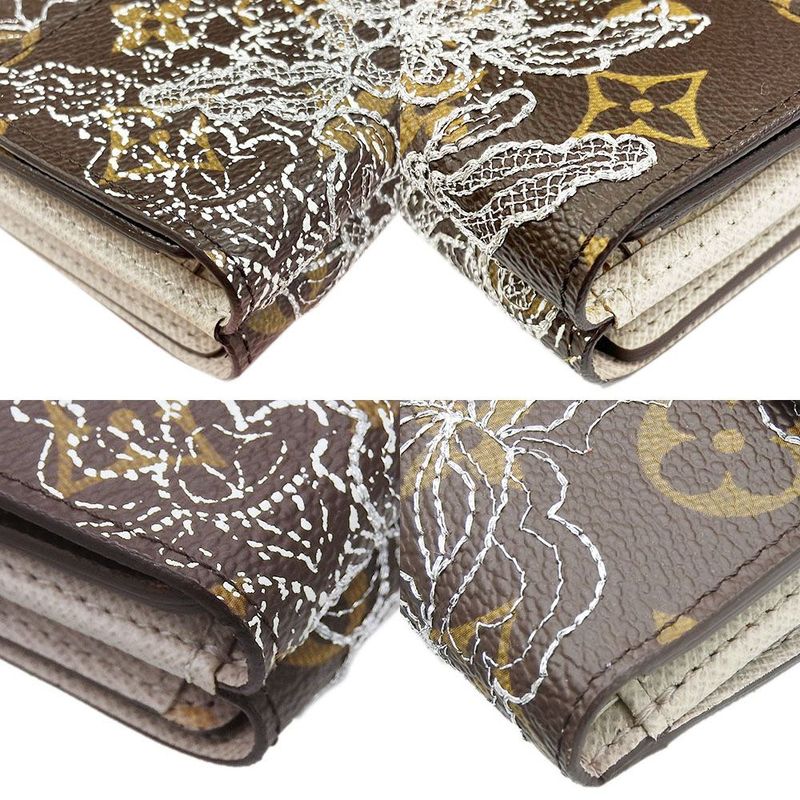 Louis Vuitton Compact Wallet W Hook Porte Monet Biécarte Cles Di M95396