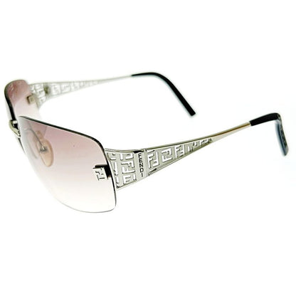 Fendi Fs364af 6215 028 125 Sunglass Es Black Silver 306243 Sunglass Es