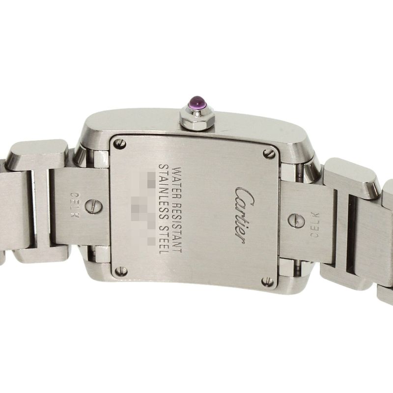 Cartier W51028q3 Tank Francaise SM Watch SS Ladies