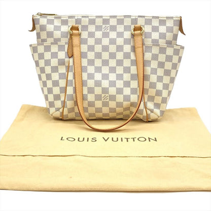 Louis Vuitton Totally PM Tote Bag Damier Azure N41280 White Gold Hardware