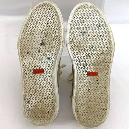 Hermes Sneakers Beige White Excellent Condition 27.5cm (10.83in) Suede