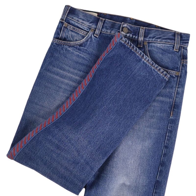 Gucci Pants Denim Pants Sideline Cotton Bottoms
