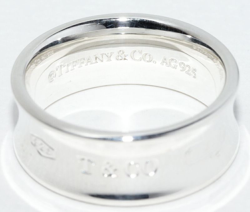 Tiffany & Co Ring SV 1837ring Medium Width 7mm (028in)