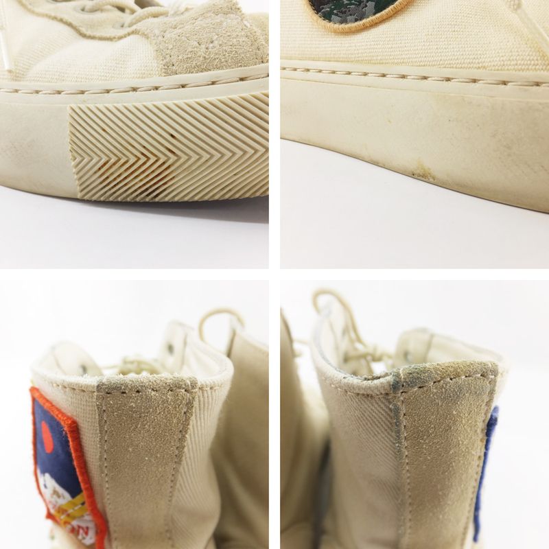Louis Vuitton High Cut Sneakers - Tattoo Line Patch Notation Size 7