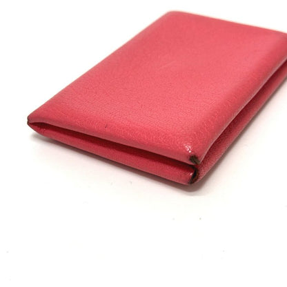 Hermes Card Case Calvi Epson Rose Azalea Pink