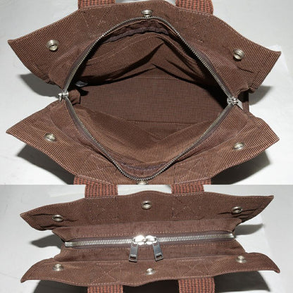 Hermes Tote Handbag Her Line Tote PM Canvas Brown