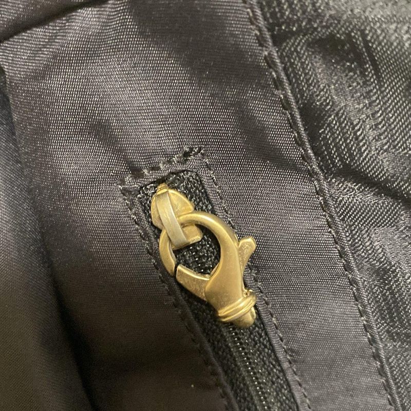 Chanel New Travel Line Tote MM Black Leather