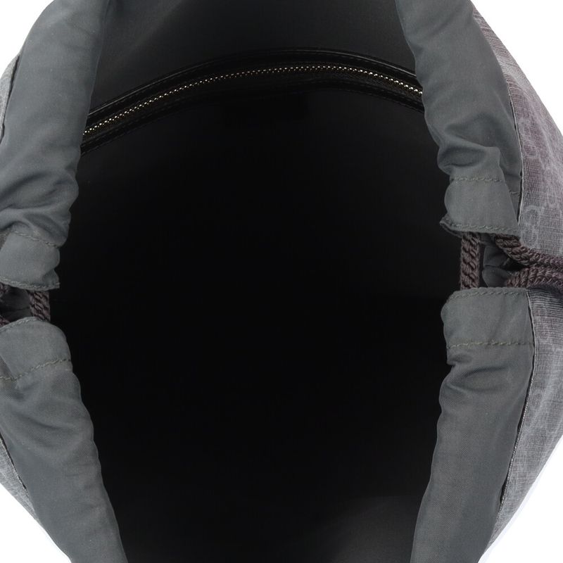 Gucci Drawstring Bag Sherry Backpack Daypack GG Supreme Canvas 473872 Men's